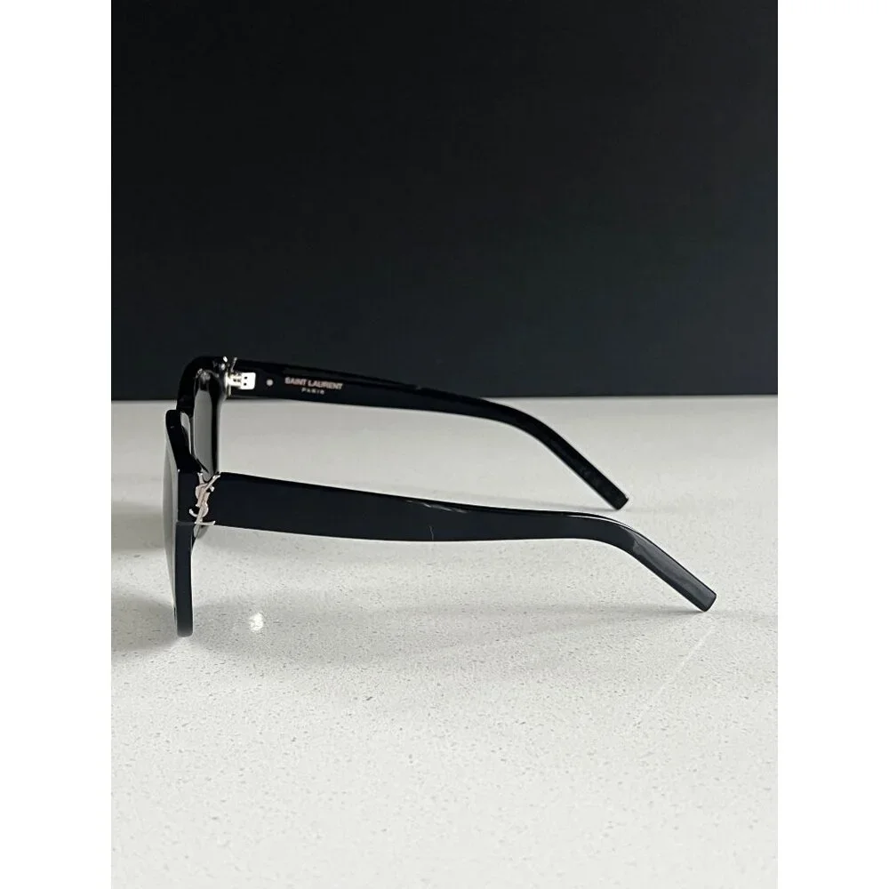 Saint Laurent SLM68 Black Grey Sunglasses - Picture 6 of 10